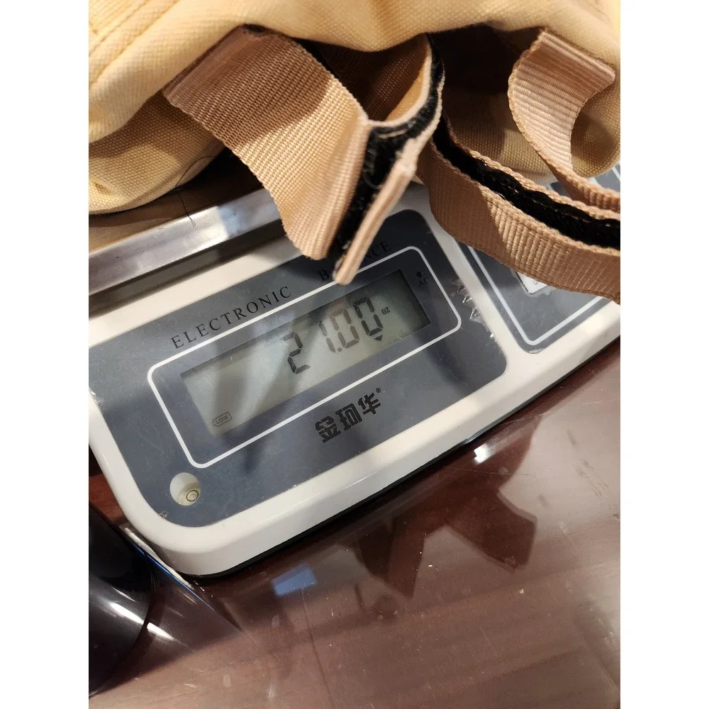 Benny Gold Canvas Duffel Bag Tan Workwear Travel‎ Gym Carryall YKK Zipper 21